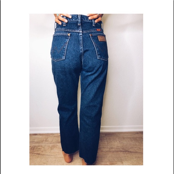 Vintage Wrangler Dark wash high waisted Jeans - Picture 5 of 8